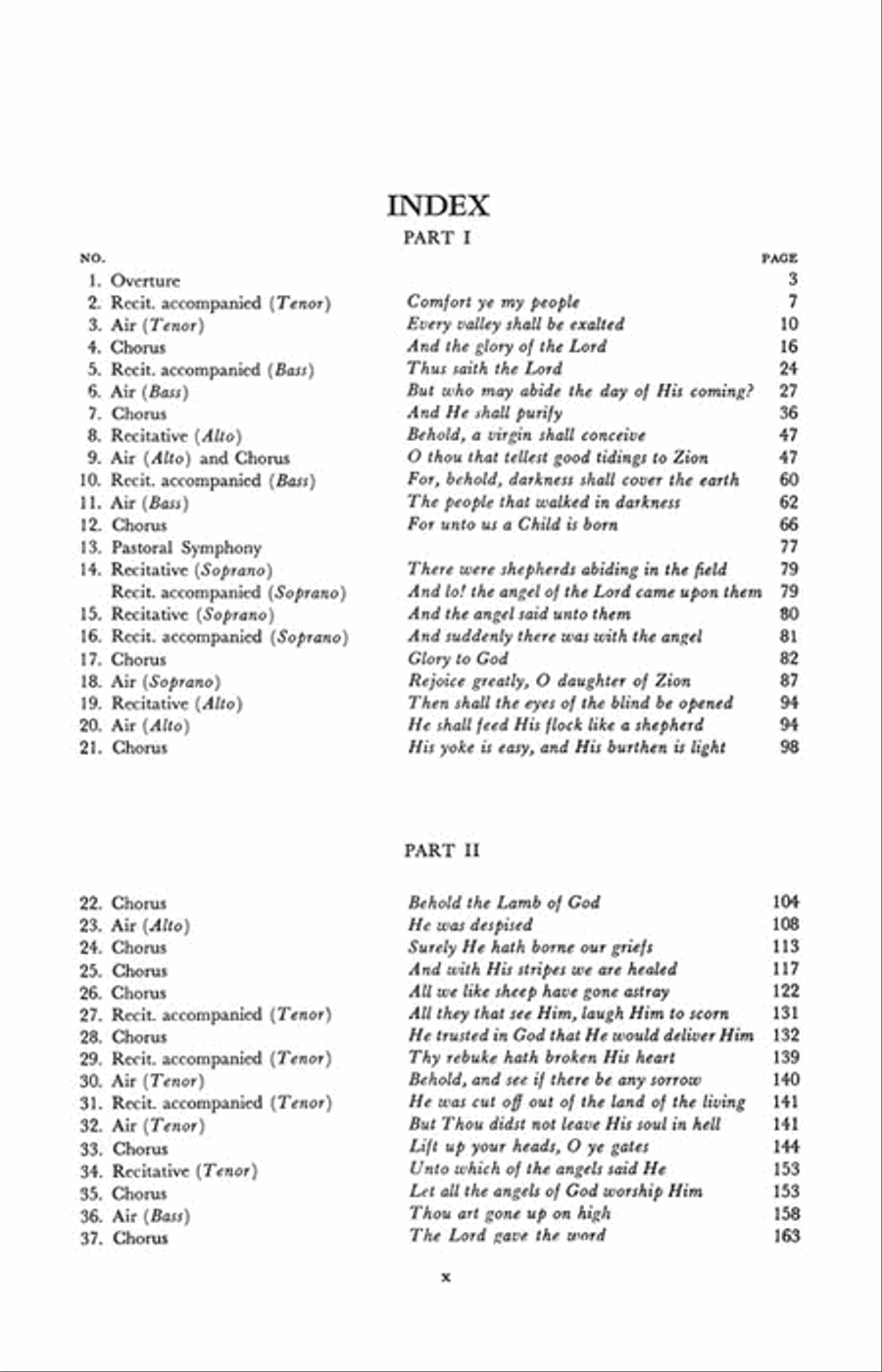 Messiah (Oratorio, 1741) 4-Part scores gallery preview page 2