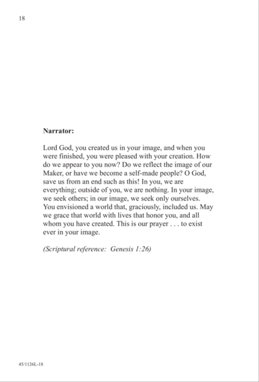 Prayers for the Nations 4-Part scores gallery preview page 19