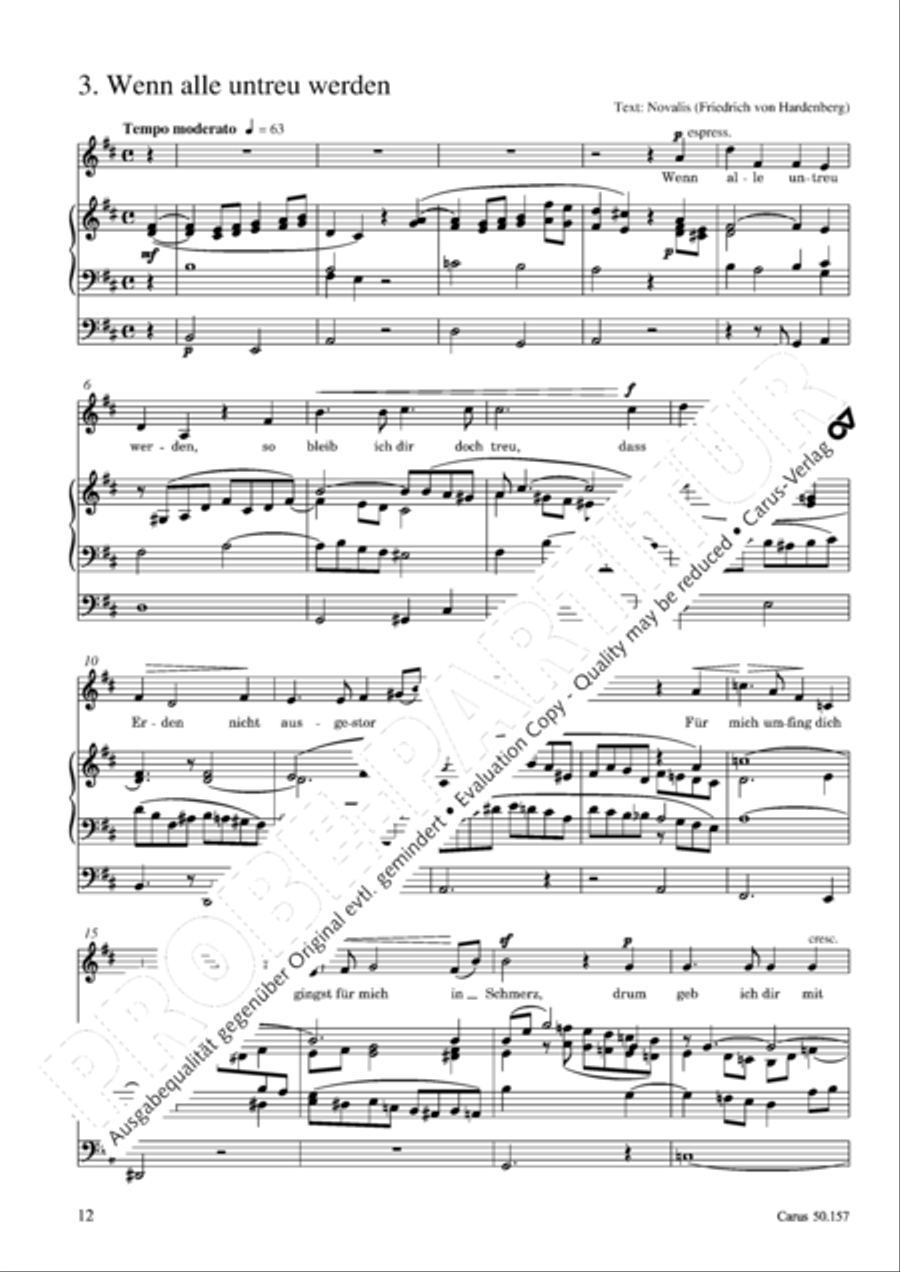 Sechs religiose Gesange op. 157 Score scores gallery preview page 13