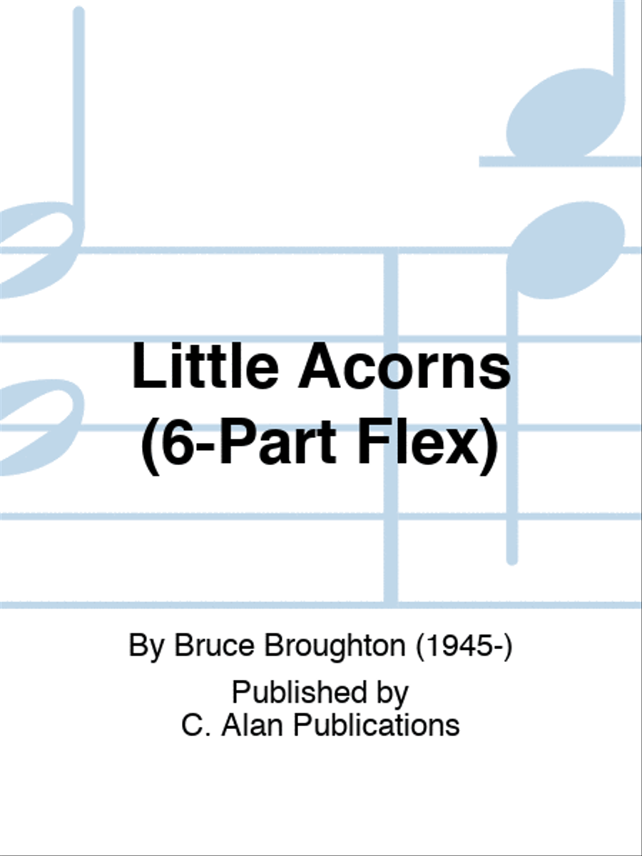 Little Acorns (transposed score)