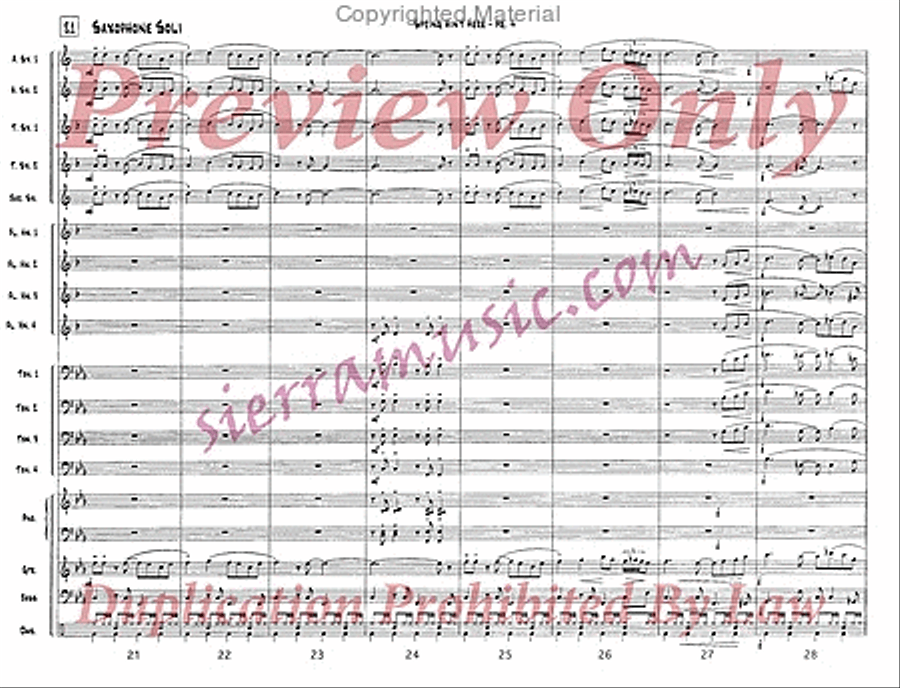 I Can't Stop Loving You Jazz Ensemble scores gallery preview page 5