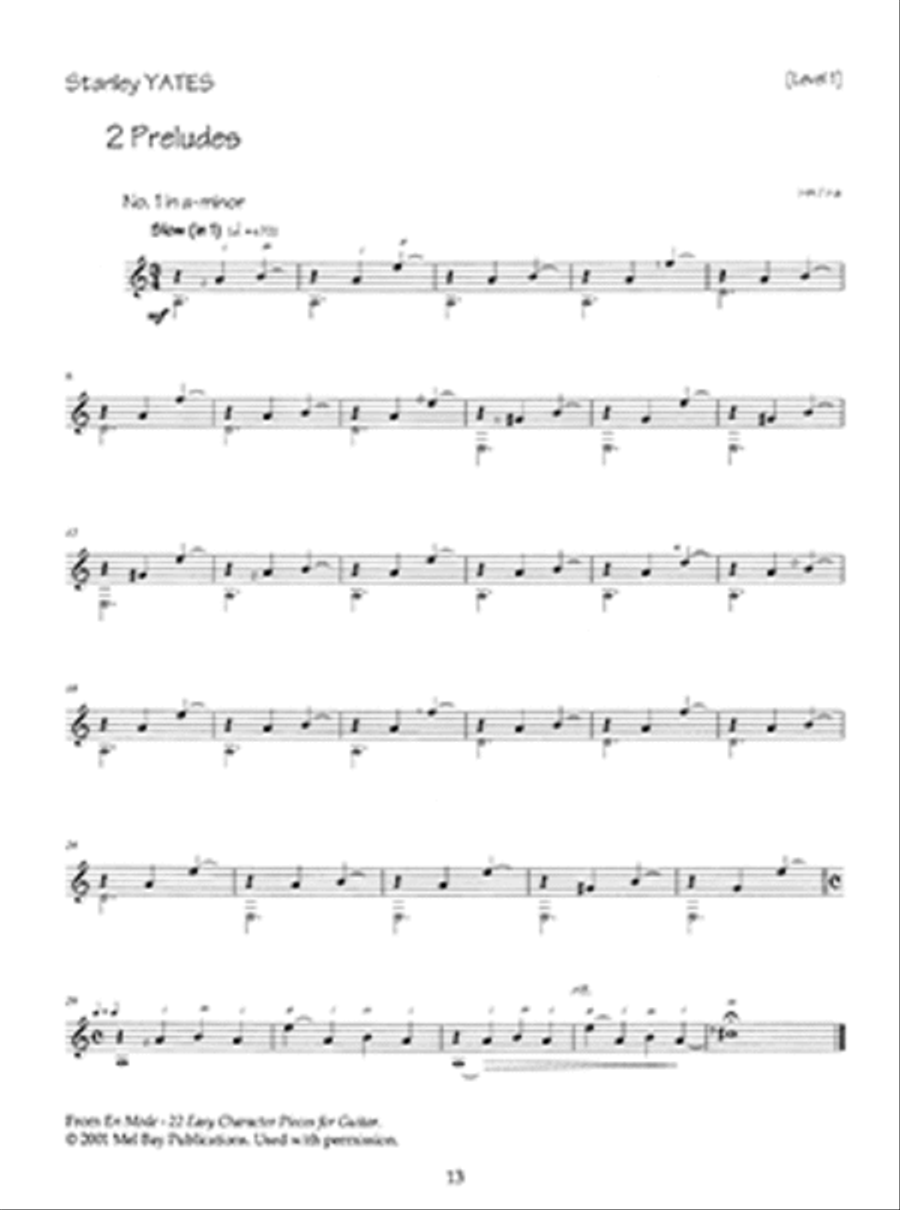 Graded Repertoire for Guitar, Book One Classical Guitar scores gallery preview page 2