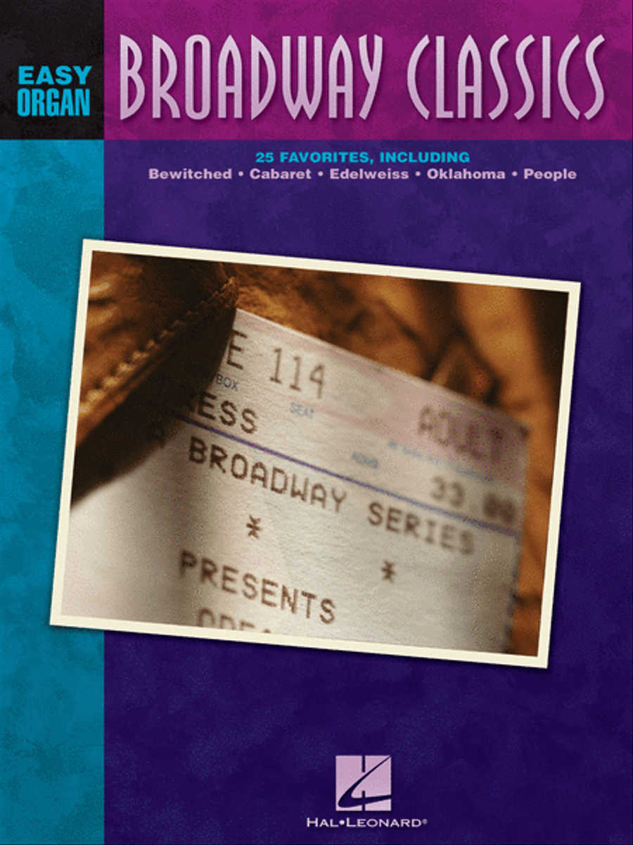 Broadway Classics Organ scores gallery preview page 1