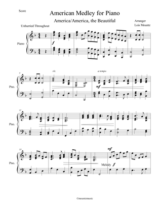 American Medley for Piano