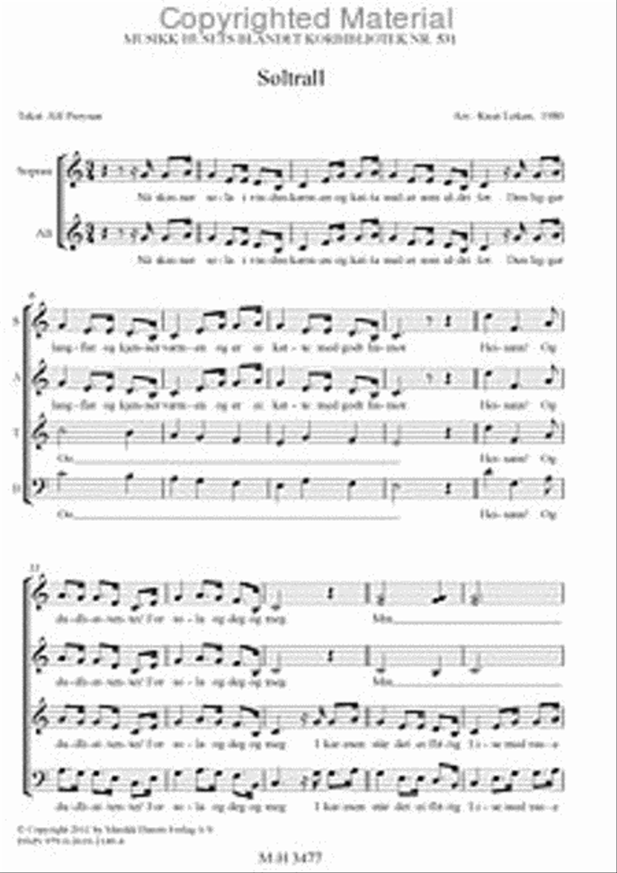 Soltrall Mixed Choir scores gallery preview page 2