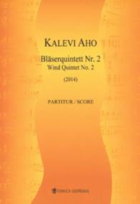 Wind Quintet No. 2 / Blaserquintett Nr. 2 (2014) - score