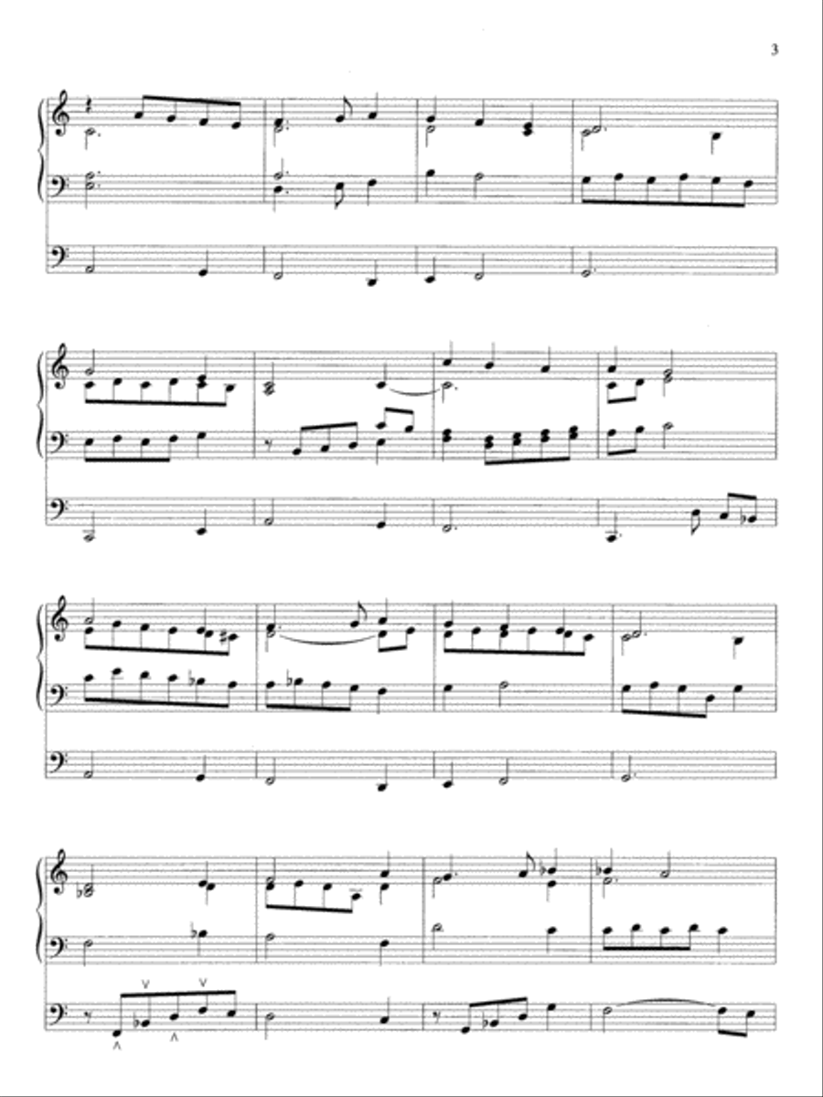 Three New Hymn Settings for Organ Organ Solo scores gallery preview page 3