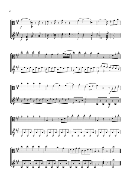 Rondo and Romance (abridged) for viola and easy guitar image number null