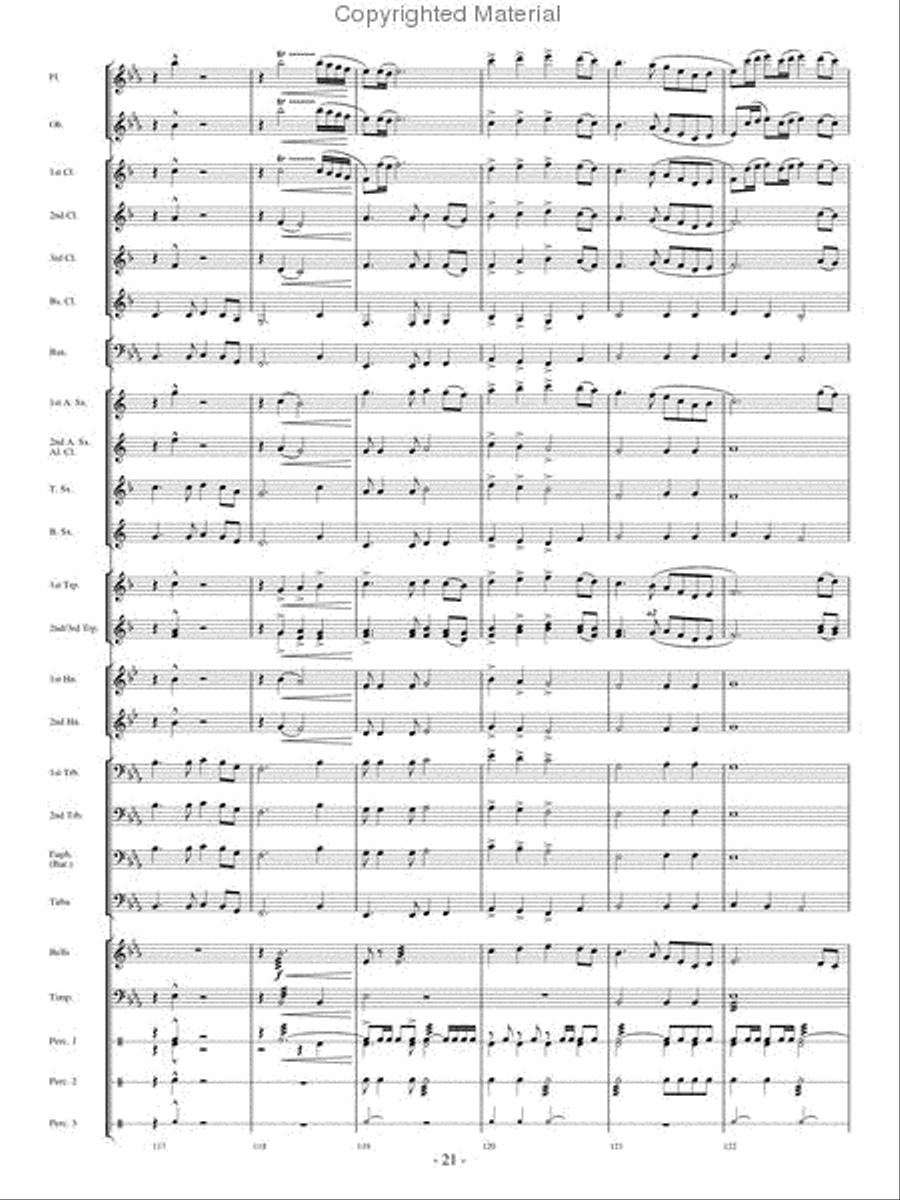 Spirit of the Pioneers Spirit of the Pioneers Concert Band scores gallery preview page 20