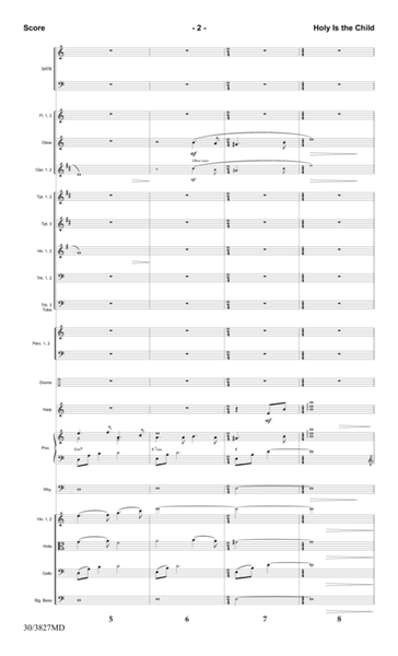 Holy Is the Child - Orchestral Score and Parts