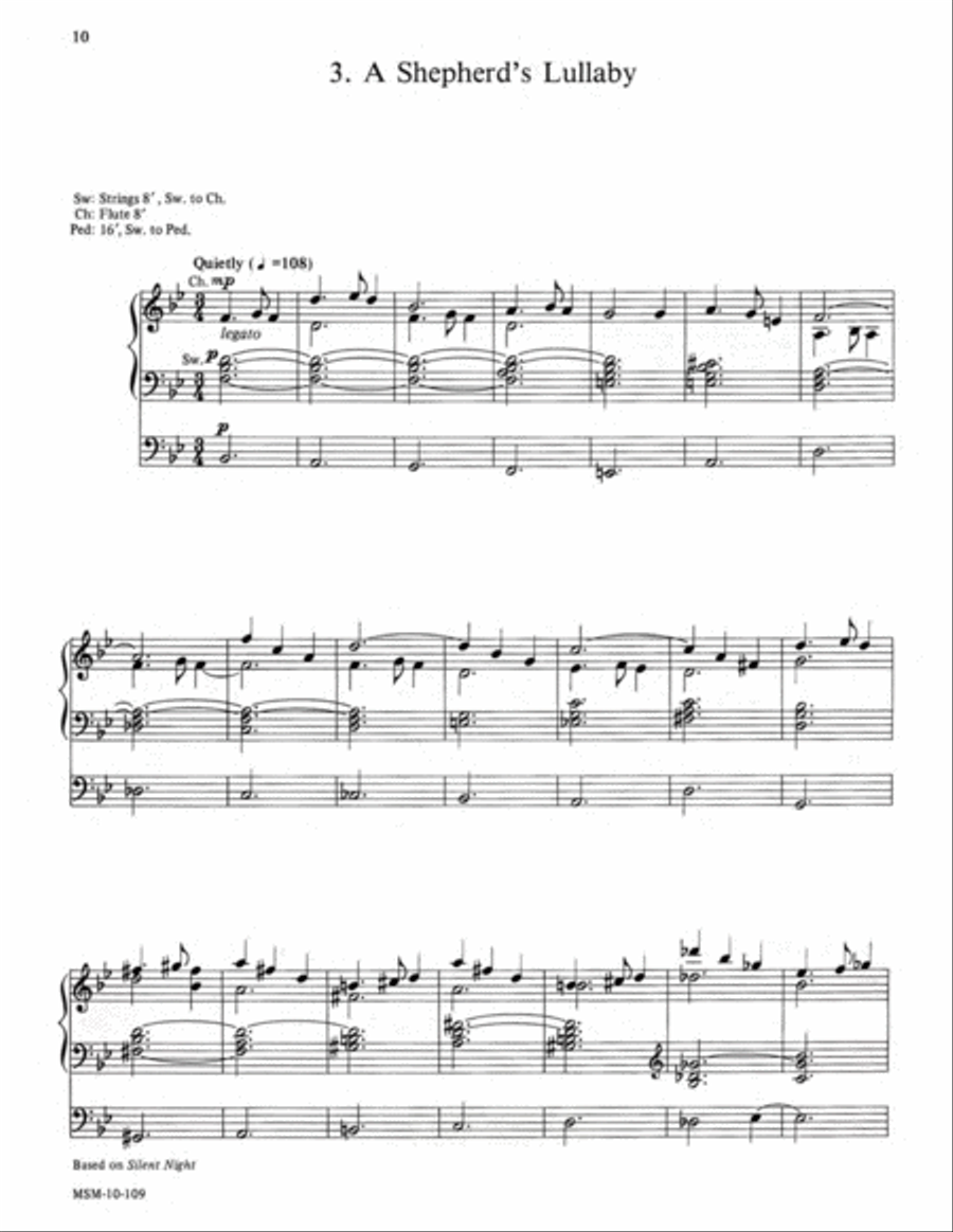 A Christmas Suite A Christmas Suite Organ scores gallery preview page 6