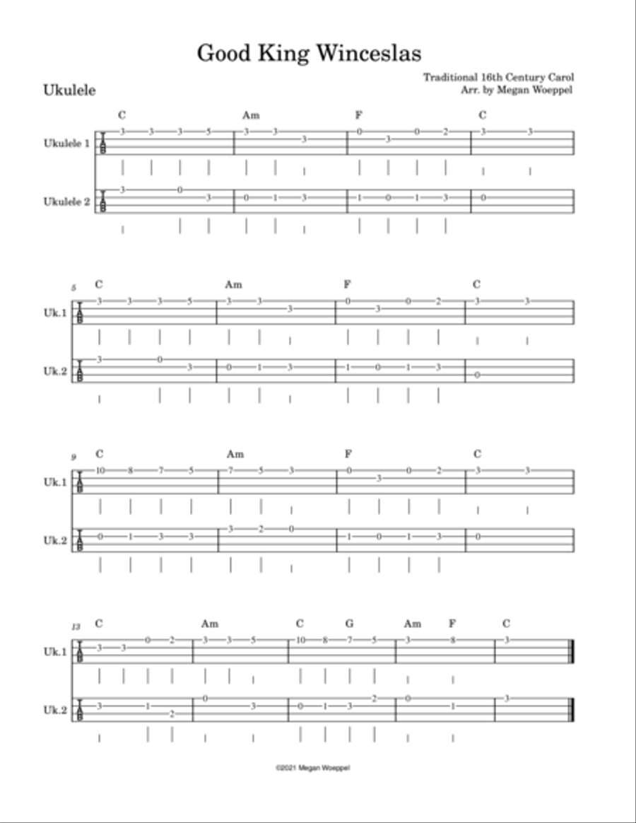 Easy Holiday Duets - Ukulele Ukulele scores gallery preview page 6