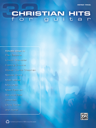 Book cover for 32 Christian Hits for Guitar