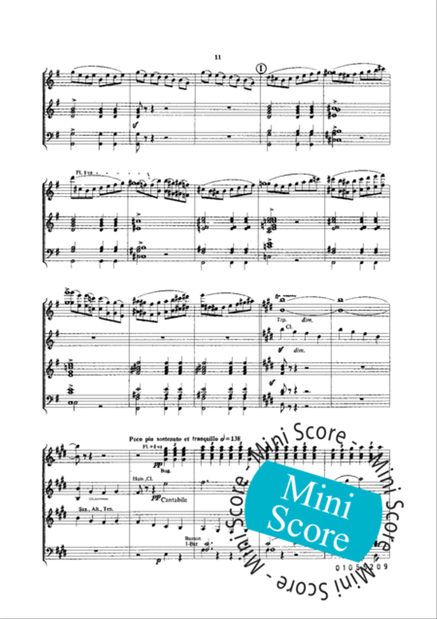 La Grande Paque Russe Concert Band scores gallery preview page 13
