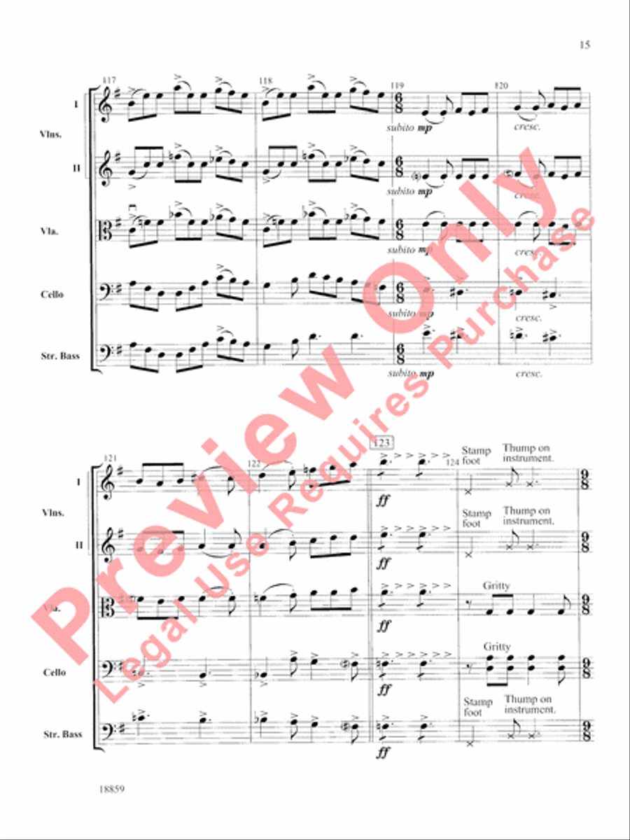 A Gaelic Overture A Gaelic Overture String Orchestra scores gallery preview page 16