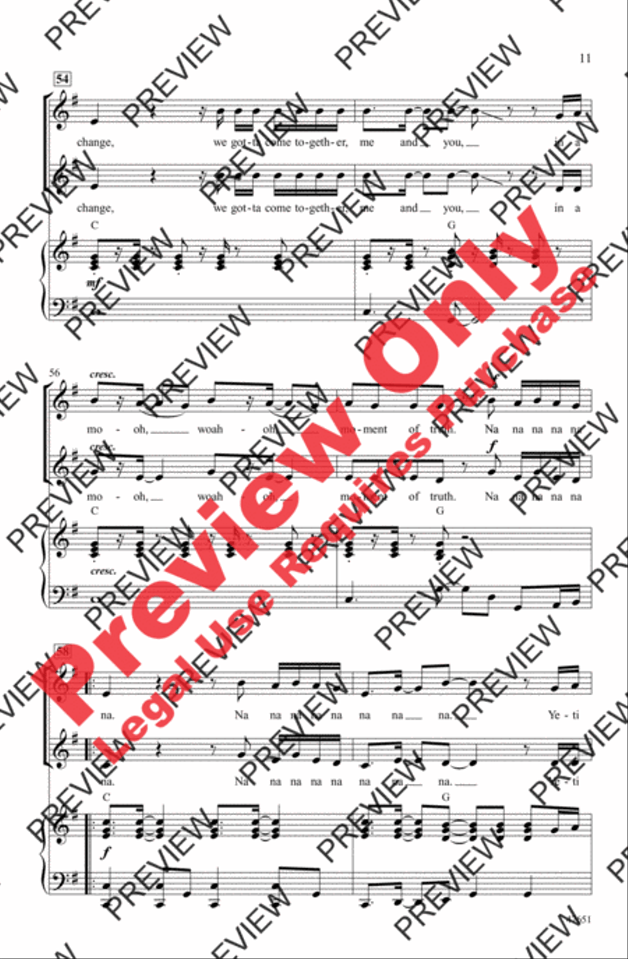 Moment of Truth Moment of Truth 2-Part scores gallery preview page 11