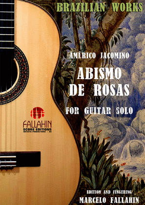 Book cover for ABISMO DE ROSAS - AMÉRICO JACOMINO - FOR GUITAR SOLO