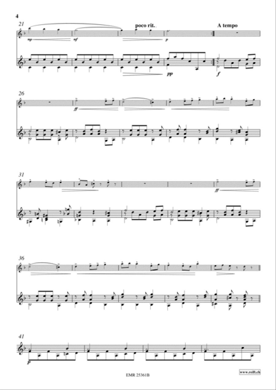 2 Waltzes 2 Waltzes Violin scores gallery preview page 5