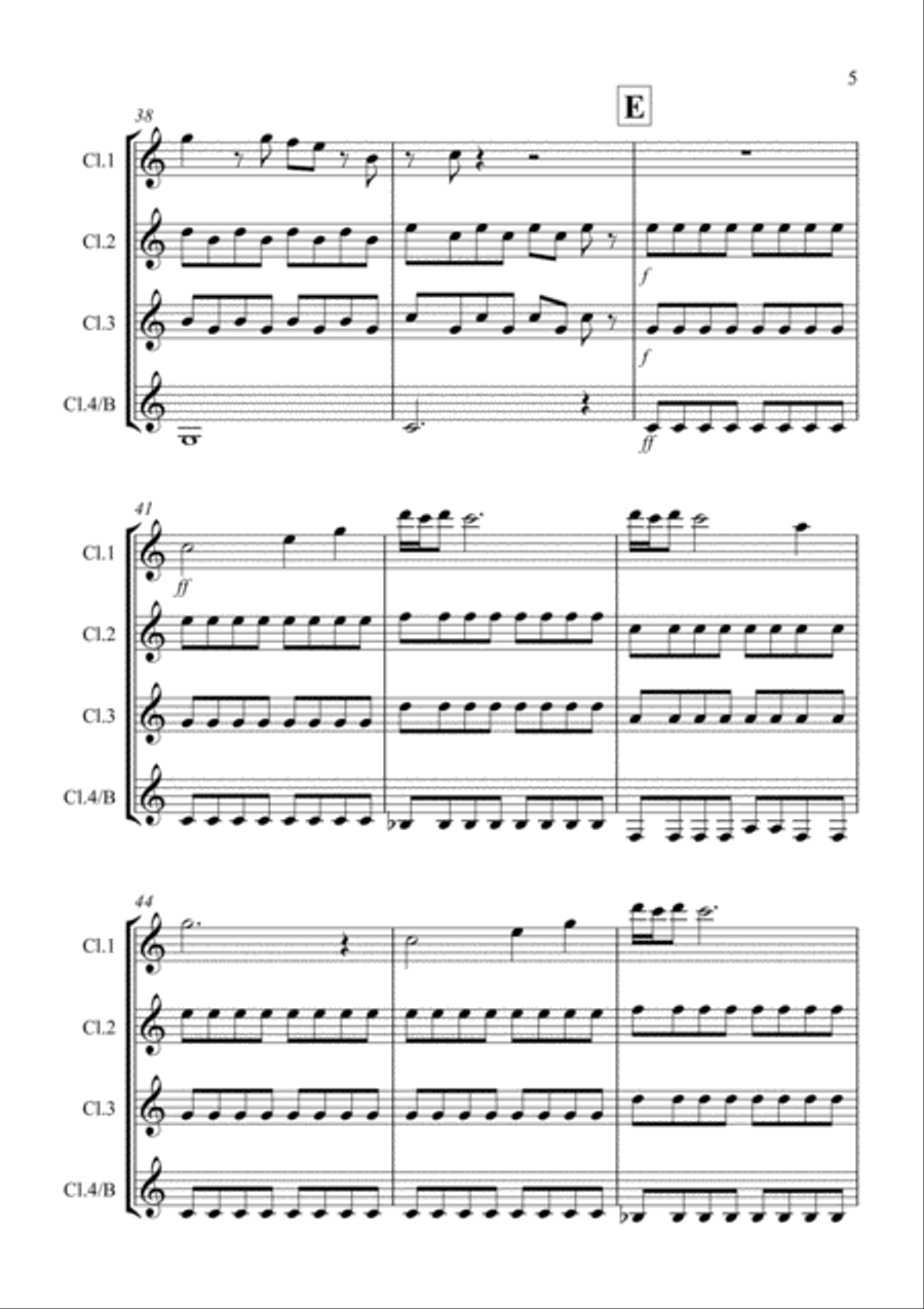 Hey Jude Hey Jude Clarinet Solo scores gallery preview page 5