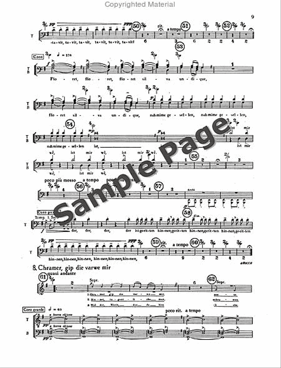 Carmina Burana Children's Choir scores gallery preview page 12