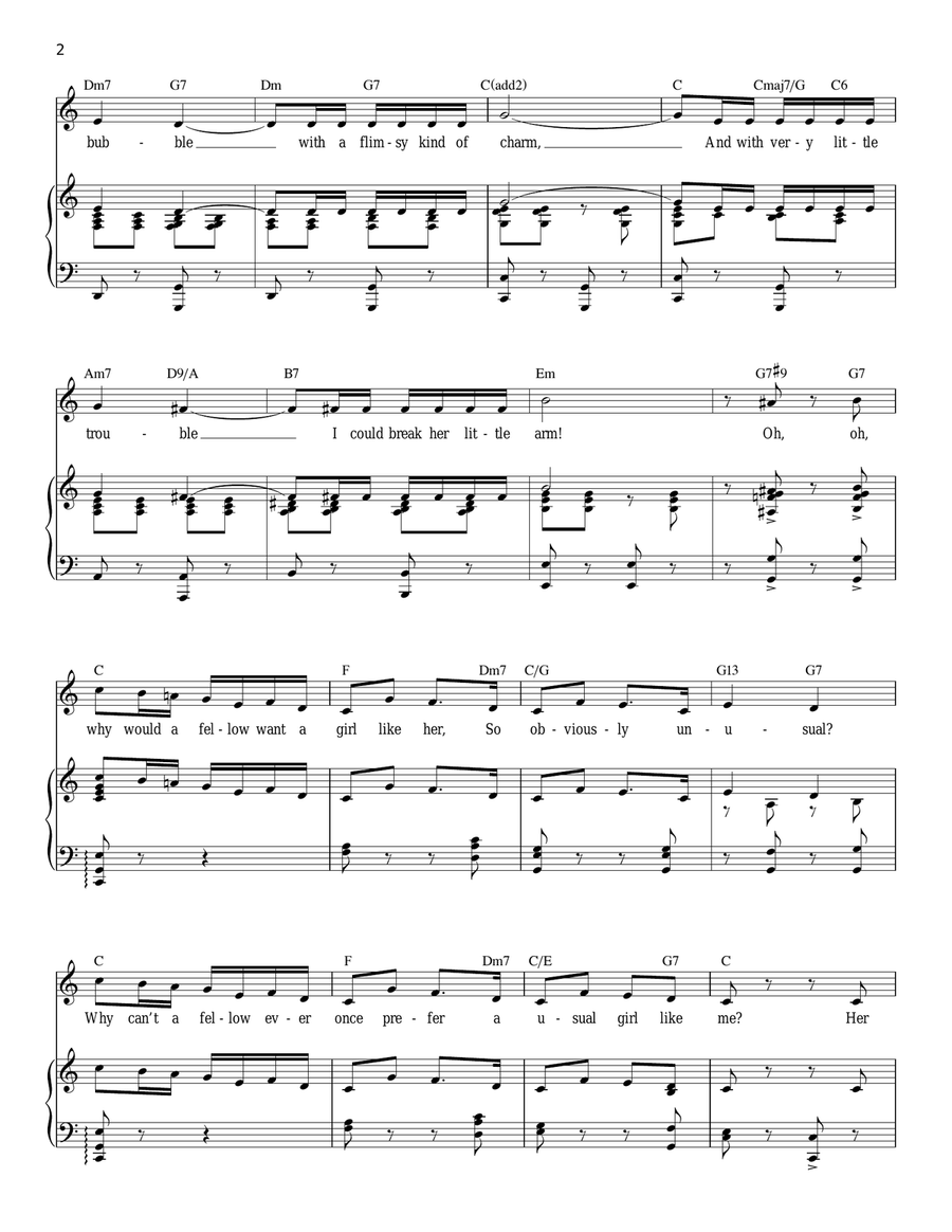 Stepsisters' Lament Stepsisters' Lament Piano, Vocal scores gallery preview page 2