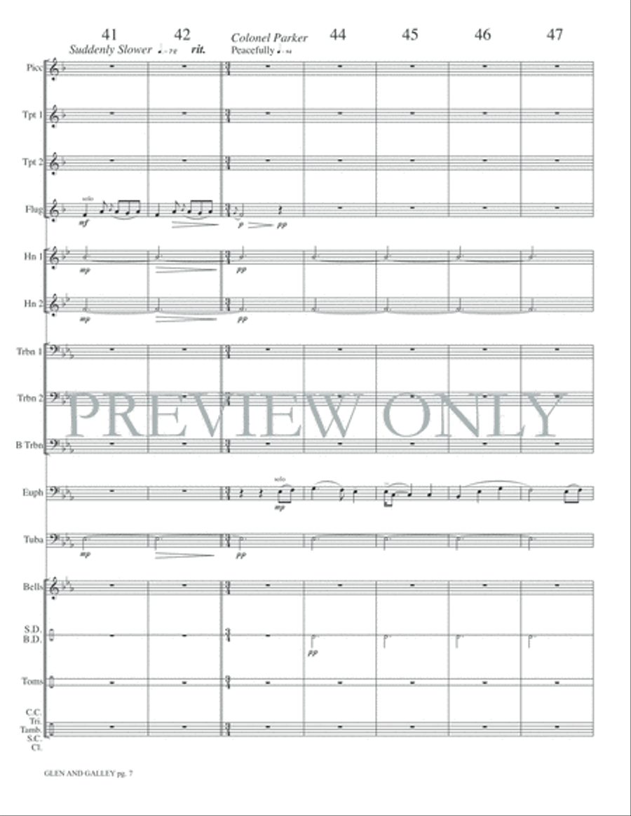 Glen and Galley Glen and Galley Small Ensemble scores gallery preview page 9