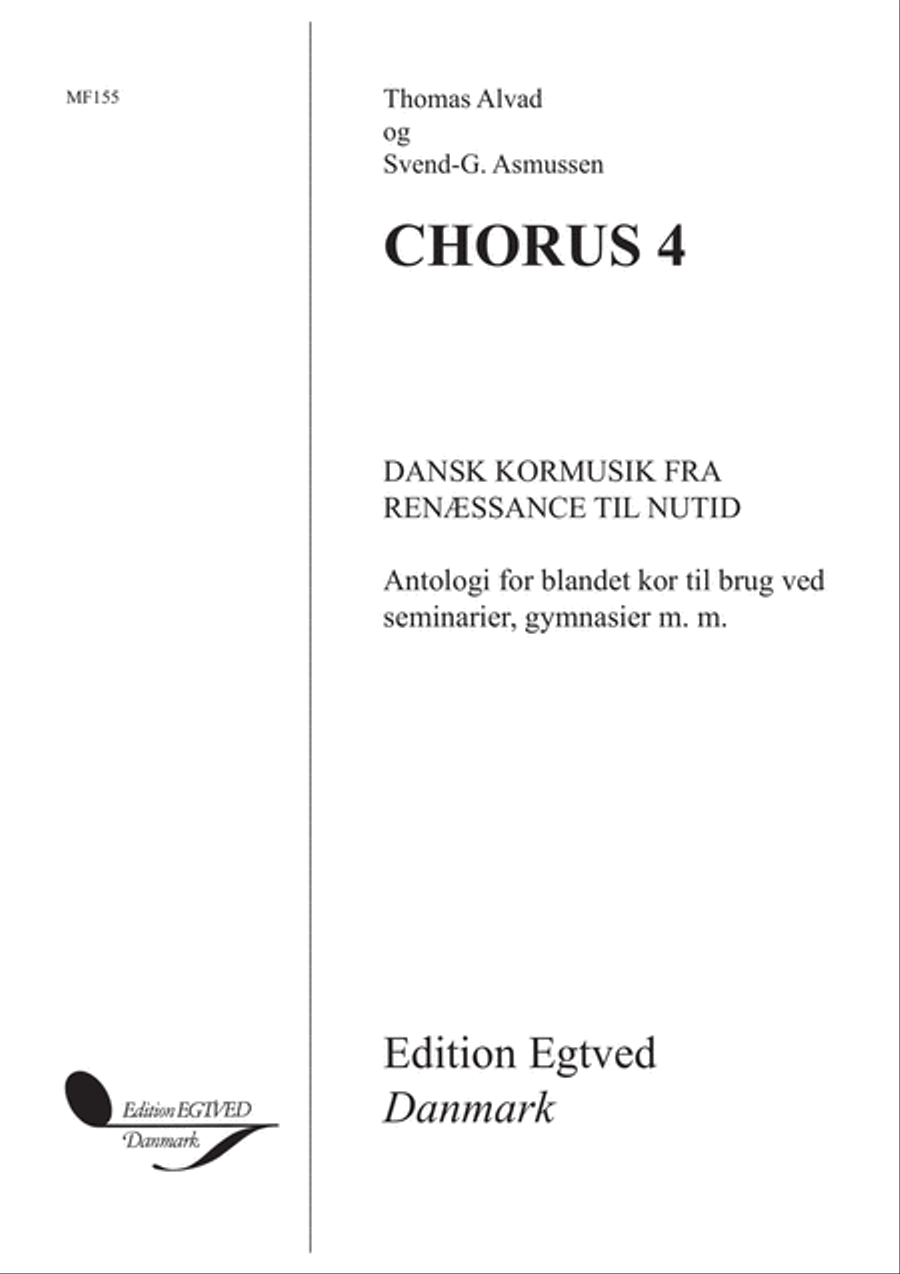 Chorus 4 A Cappella scores gallery preview page 1