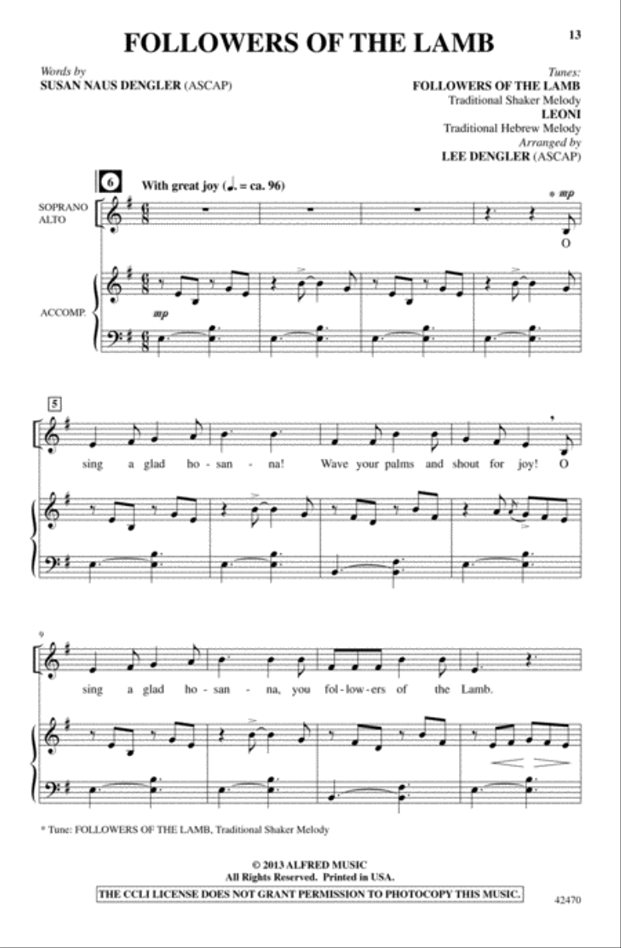Followers of the Lamb Followers of the Lamb Choir scores gallery preview page 4