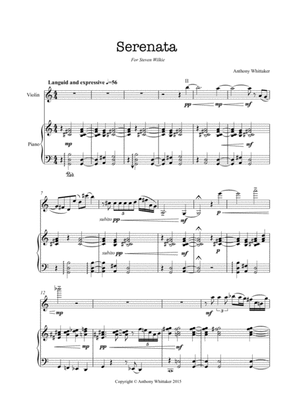 Serenata for Violin and Piano