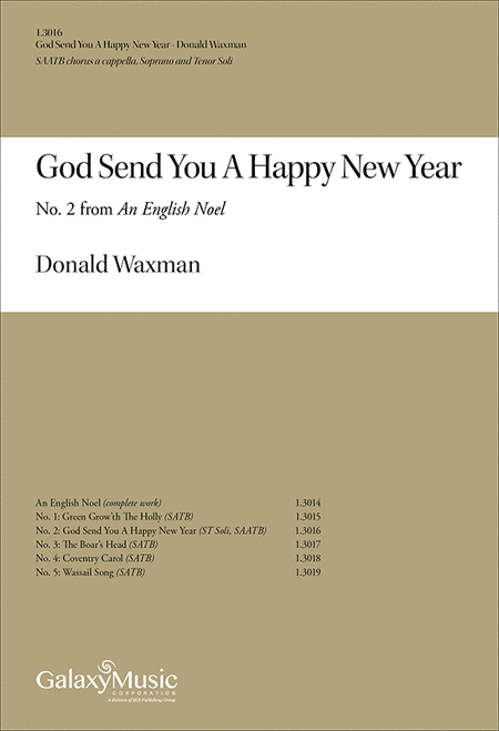 God Send You A Happy New Year (Greensleeves) (from  An English Noel )