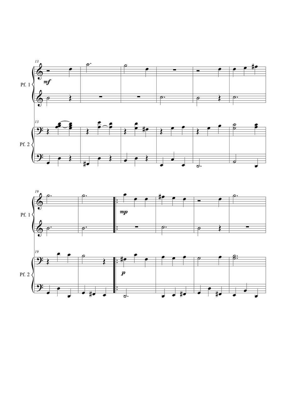 Edelweiss Easy Piano scores gallery preview page 2