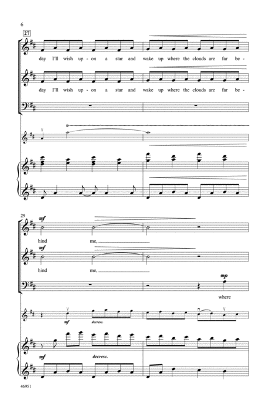 Over the Rainbow Choir scores gallery preview page 5