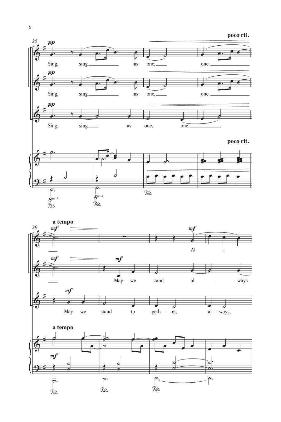 Sing Gently SSA scores gallery preview page 4