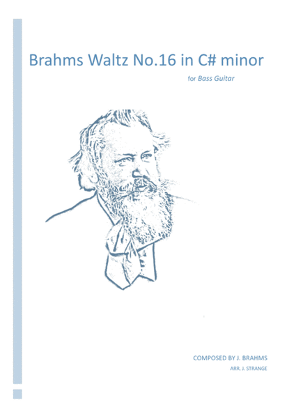 Brahms Waltz No.16 in C# minor for Bass Guitar