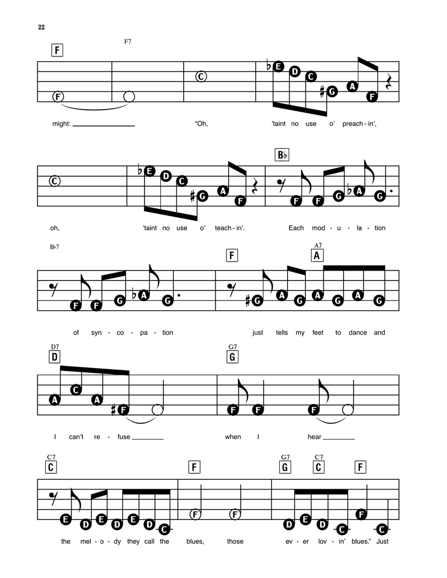 Aunt Hagar's Blues Electronic Keyboard scores gallery preview page 2