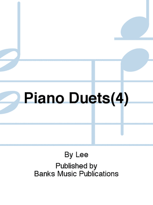 Book cover for Piano Duets(4)