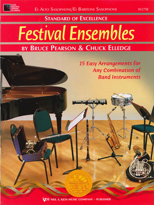 Book cover for Standard of Excellence: Festival Ensembles-Alto/Baritone Sax