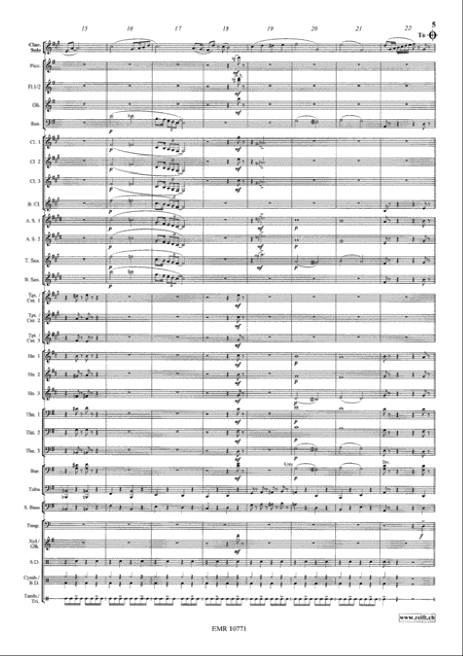 Concerto Piccolo Concert Band scores gallery preview page 5