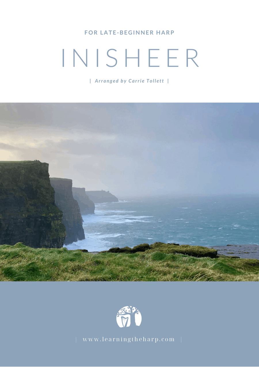 Inisheer Celtic Harp scores gallery preview page 1