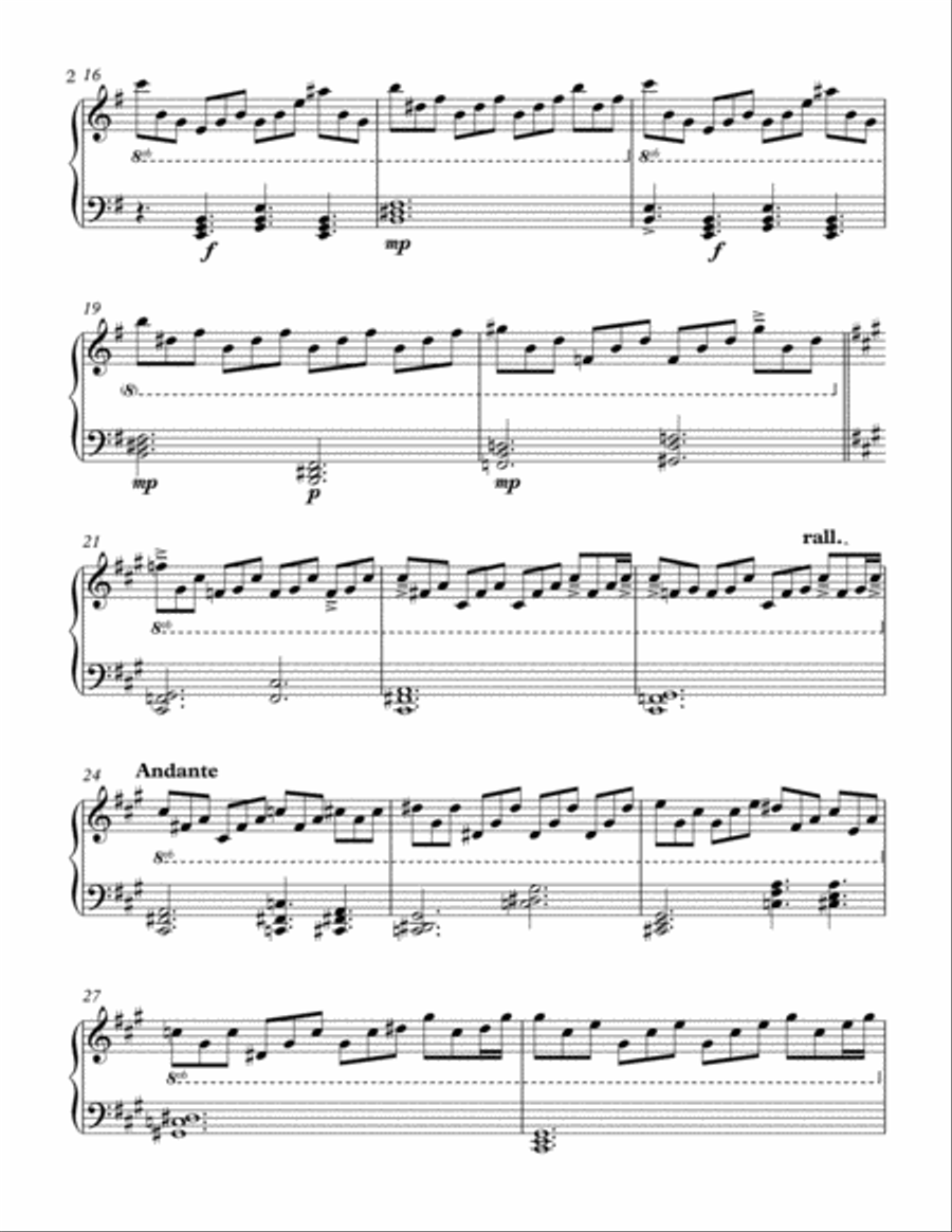 Moonlight Sonata Moonlight Sonata Piano Solo scores gallery preview page 2
