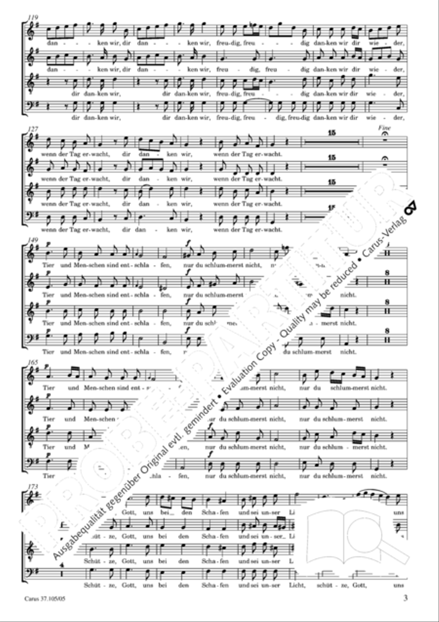 Die Freude der Hirten uber die Geburt Jesu 4-Part scores gallery preview page 4
