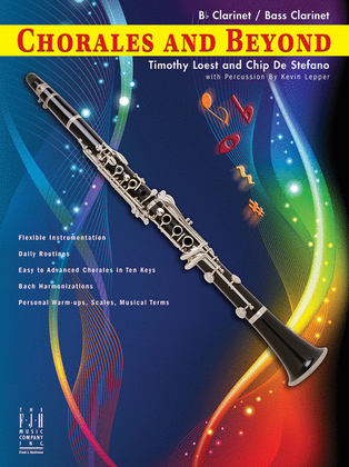 Book cover for Chorales and Beyond-Bb Clarinet/Bass Clarinet