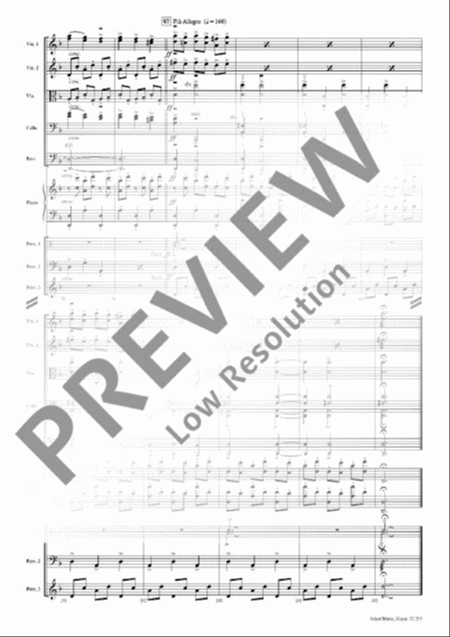 Music from Carmina Burana (O Fortuna) String Orchestra scores gallery preview page 8