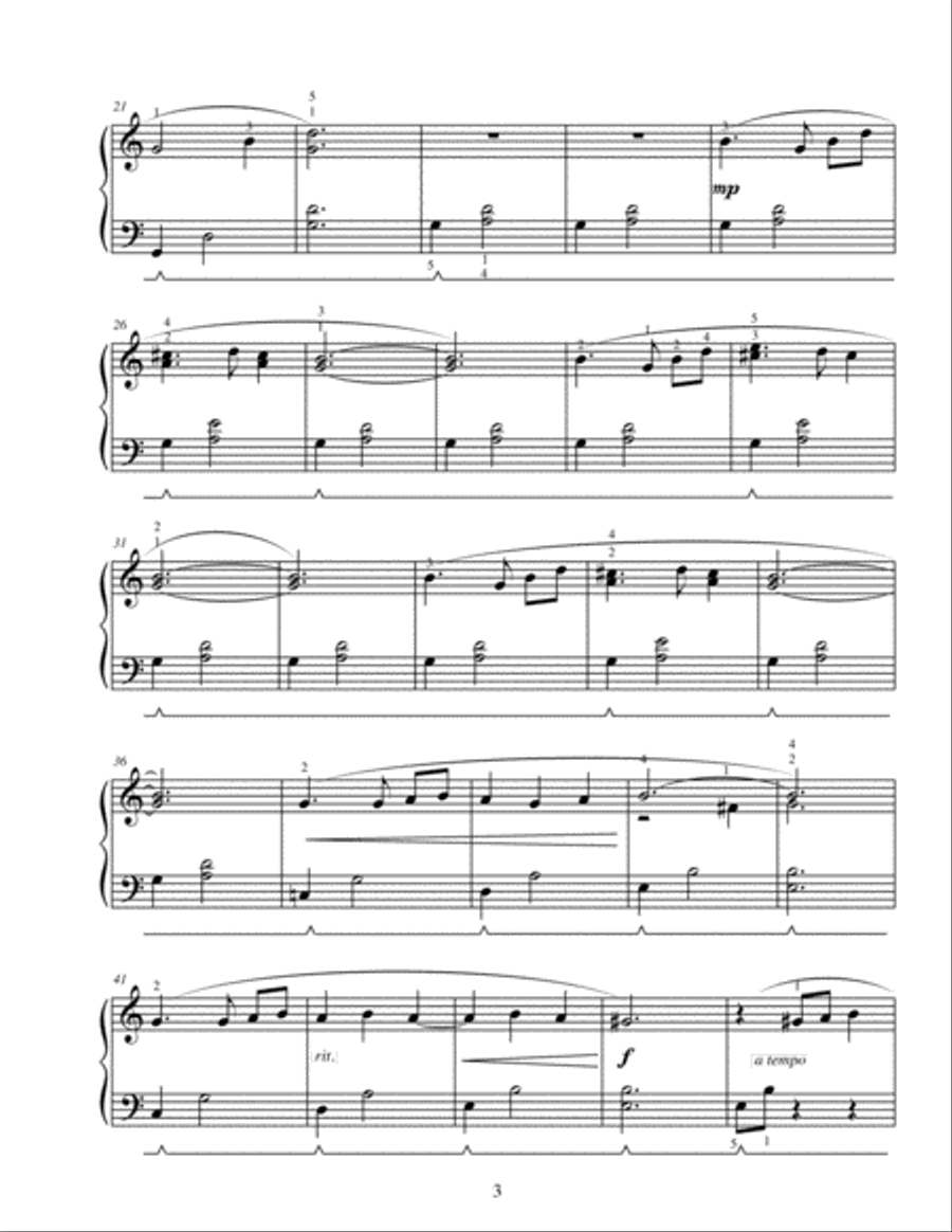 In Bloom Piano Solo scores gallery preview page 3