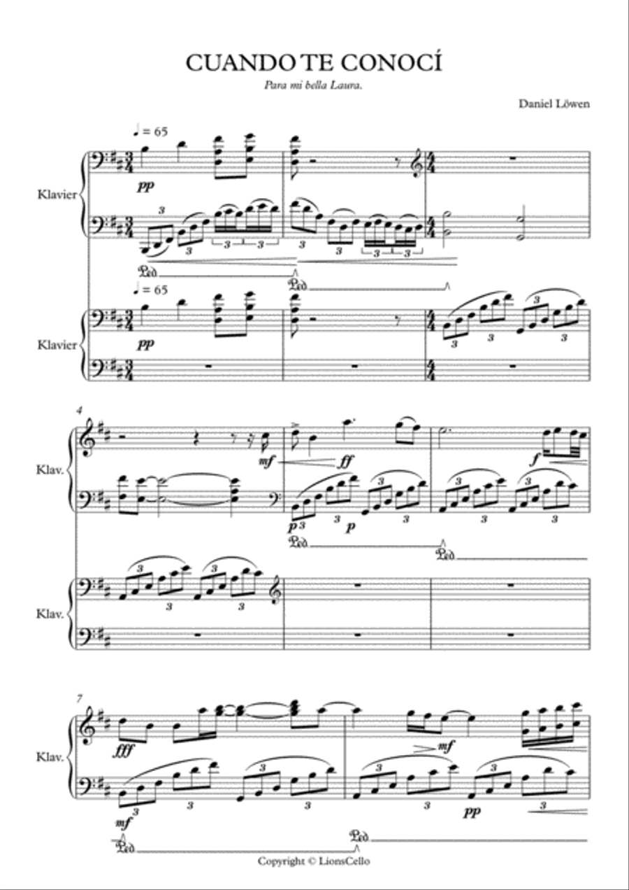 Cuando te conocí Cuando te conocí Piano Solo scores gallery preview page 2