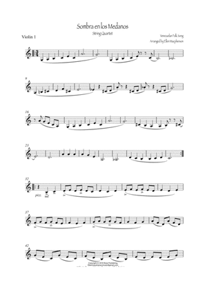 Sombra en los Medanos / Violin1/ Violin2 /Viola /Cello