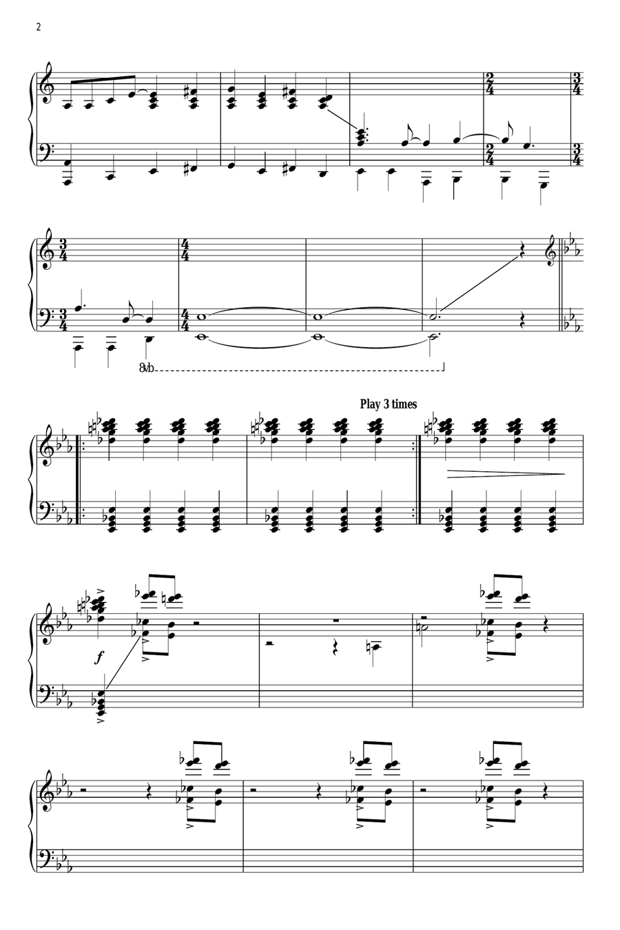 The Brumbies The Brumbies Piano Solo scores gallery preview page 2