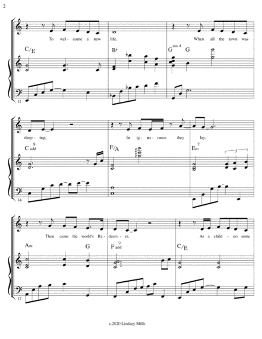 When God Became a Man When God Became a Man Small Ensemble scores gallery preview page 2