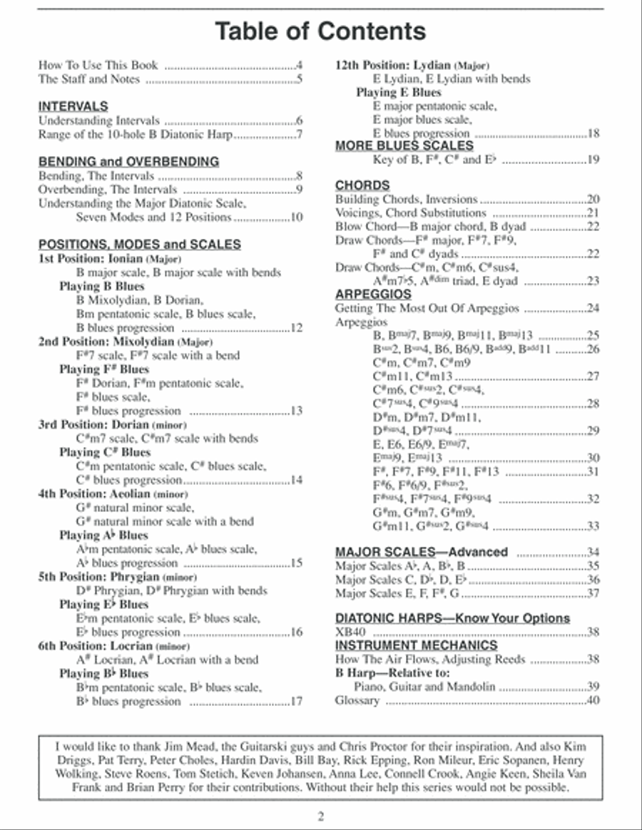 Complete 10-Hole Diatonic Harmonica Series: B Harmonica Book Harmonica scores gallery preview page 3