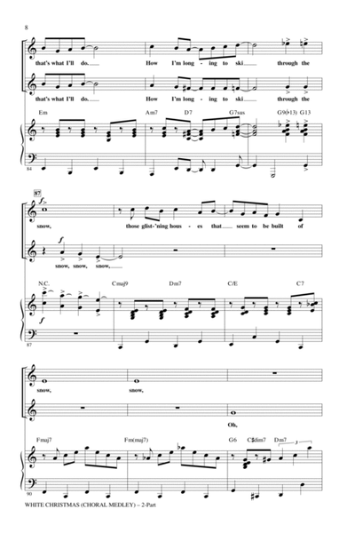 White Christmas (Choral Medley) (arr. Mac Huff)